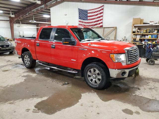 1FTFW1ET0BFA59048 - 2011 FORD F150 SUPER RED photo 4