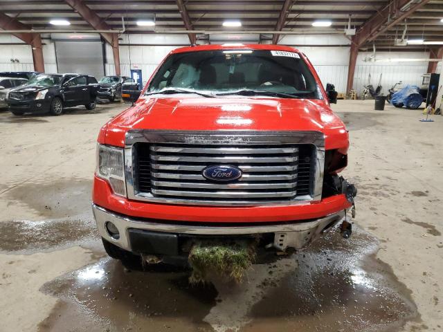 1FTFW1ET0BFA59048 - 2011 FORD F150 SUPER RED photo 5