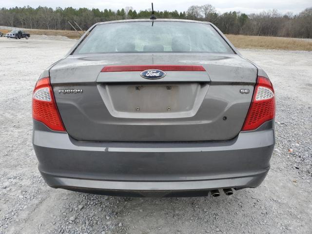 3FAHP0HA1BR292827 - 2011 FORD FUSION SE GRAY photo 6