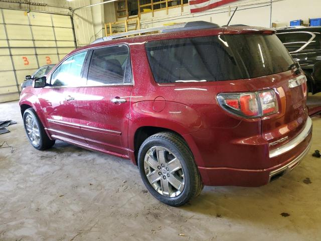 1GKKVTKD3FJ135668 - 2015 GMC ACADIA DENALI BURGUNDY photo 2