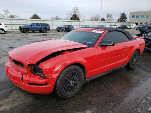 1ZVHT84N485209199 - 2008 FORD MUSTANG RED photo 1