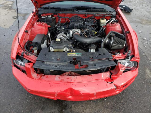 1ZVHT84N485209199 - 2008 FORD MUSTANG RED photo 11