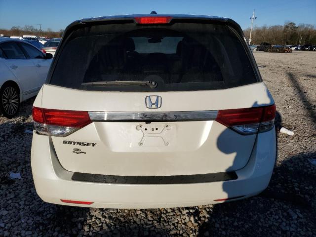 5FNRL5H61EB069471 - 2014 HONDA ODYSSEY EXL WHITE photo 6