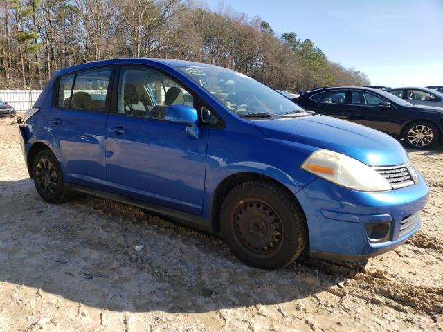 3N1BC13E78L440554 - 2008 NISSAN VERSA S BLUE photo 4