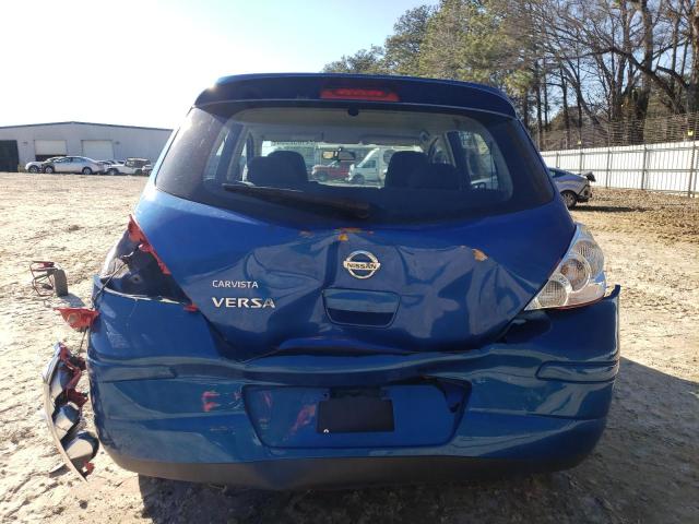 3N1BC13E78L440554 - 2008 NISSAN VERSA S BLUE photo 6