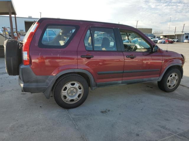 JHLRD68585C013067 - 2005 HONDA CR-V LX RED photo 3