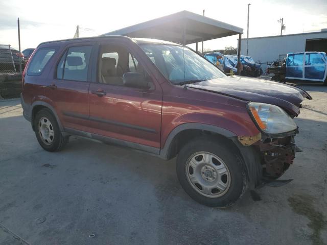 JHLRD68585C013067 - 2005 HONDA CR-V LX RED photo 4