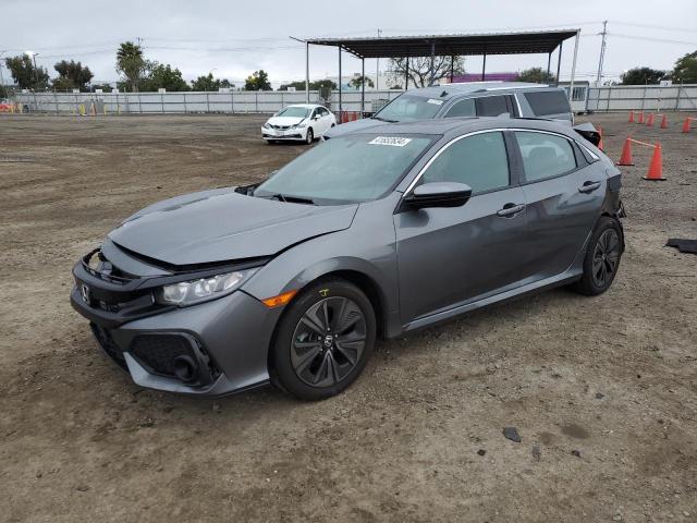 SHHFK7H51JU409848 - 2018 HONDA CIVIC EX GRAY photo 1