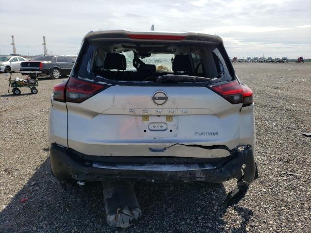 JN8BT3DC7NW117380 - 2022 NISSAN ROGUE PLATINUM SILVER photo 6