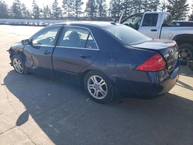 1HGCM56726A130241 - 2006 HONDA ACCORD EX BLUE photo 2