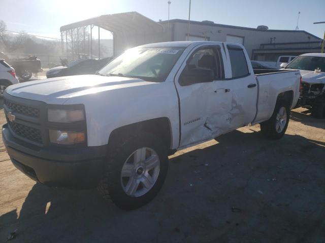 1GCVKPEC5EZ164780 - 2014 CHEVROLET SILVERADO K1500 WHITE photo 1