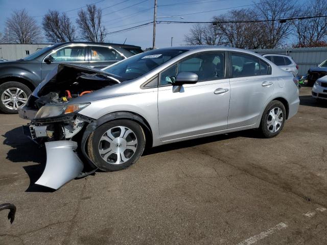 19XFB4F25FE000001 - 2015 HONDA CIVIC HYBRID SILVER photo 1