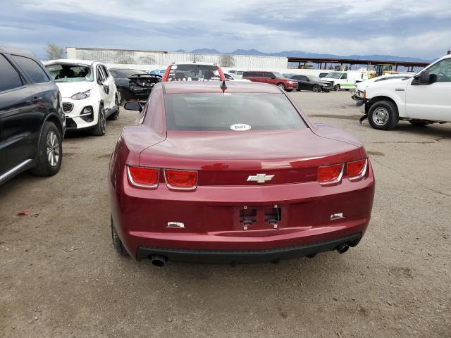 2G1FB1ED3B9166567 - 2011 CHEVROLET CAMARO LT RED photo 6