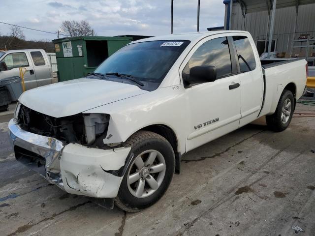 1N6BA0CH3EN503438 - 2014 NISSAN TITAN S WHITE photo 1