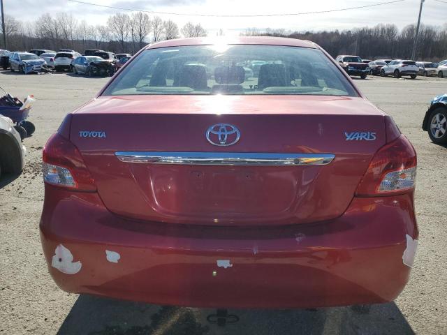 JTDBT923181270405 - 2008 TOYOTA YARIS RED photo 6