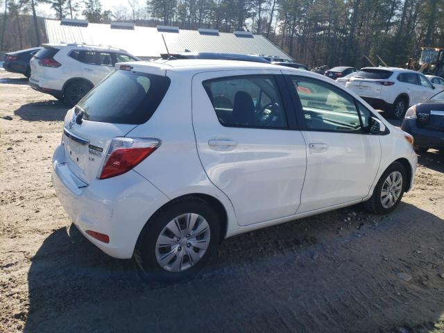 JTDKTUD33CD514272 - 2012 TOYOTA YARIS WHITE photo 3