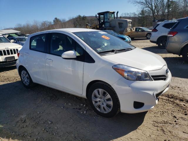 JTDKTUD33CD514272 - 2012 TOYOTA YARIS WHITE photo 4