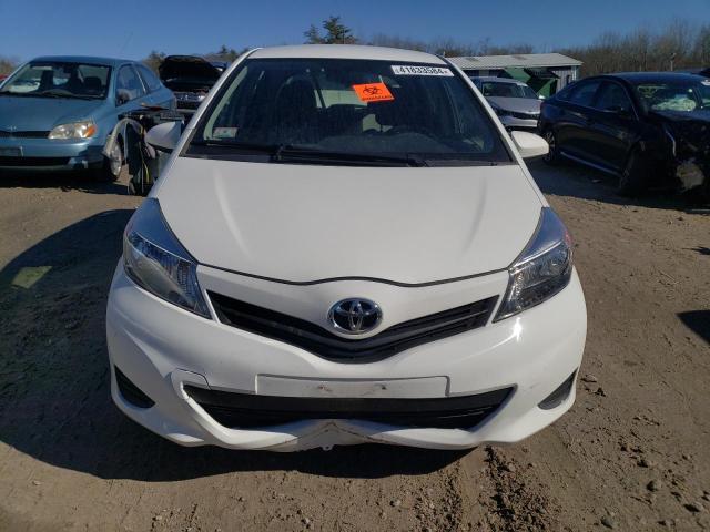 JTDKTUD33CD514272 - 2012 TOYOTA YARIS WHITE photo 5