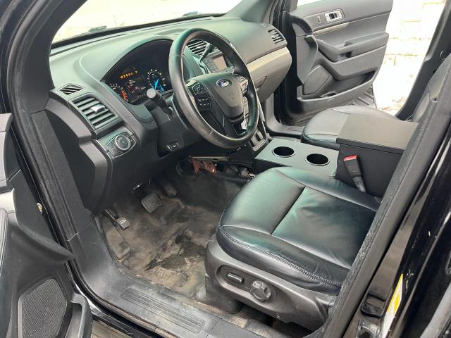 1FM5K8AR9GGC37224 - 2016 FORD EXPLORER POLICE INTERCEPTOR შავი ფოტო 10