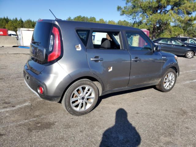 KNDJP3A55K7692312 - 2019 KIA SOUL + GRAY photo 3