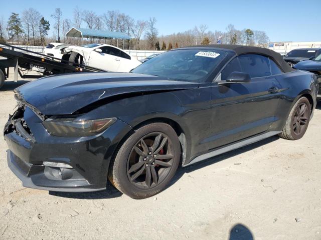 1FATP8UH9F5383042 - 2015 FORD MUSTANG BLACK photo 1