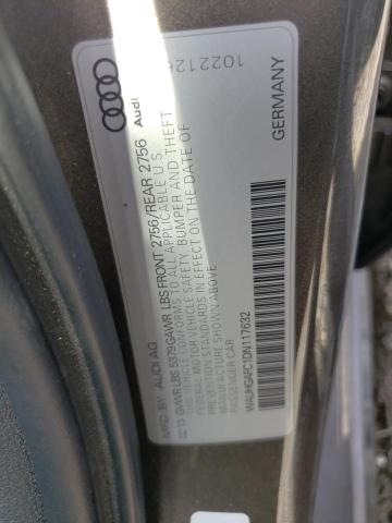 WAUHGAFC1DN117632 - 2013 AUDI A6 PRESTIGE გრაფიტი ფოტო 12