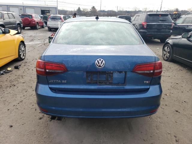 3VWB67AJ4HM326770 - 2017 VOLKSWAGEN JETTA SE BLUE photo 6