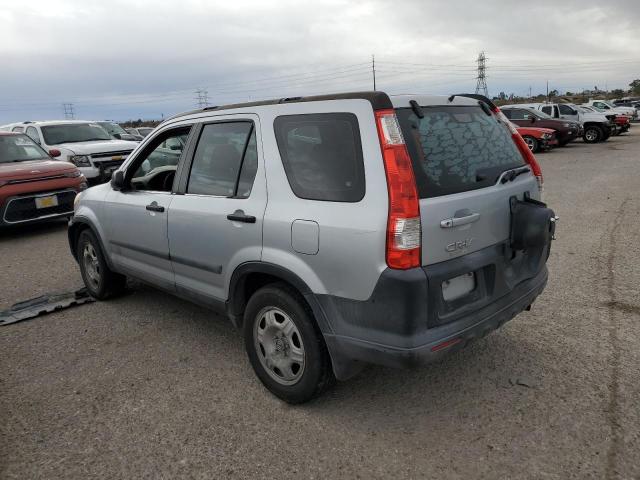 SHSRD68595U307764 - 2005 HONDA CR-V LX SILVER photo 2