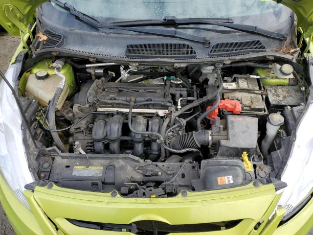 3FADP4FJXCM113966 - 2012 FORD FIESTA SES GREEN photo 11