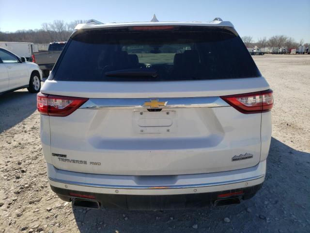 1GNEVNKW9MJ264315 - 2021 CHEVROLET TRAVERSE HIGH COUNTRY WHITE photo 6