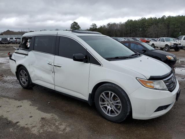 5FNRL5H68BB056745 - 2011 HONDA ODYSSEY EXL WHITE photo 4