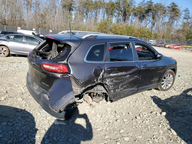 1C4PJLDS7HW540494 - 2017 JEEP CHEROKEE LIMITED GRAY photo 3