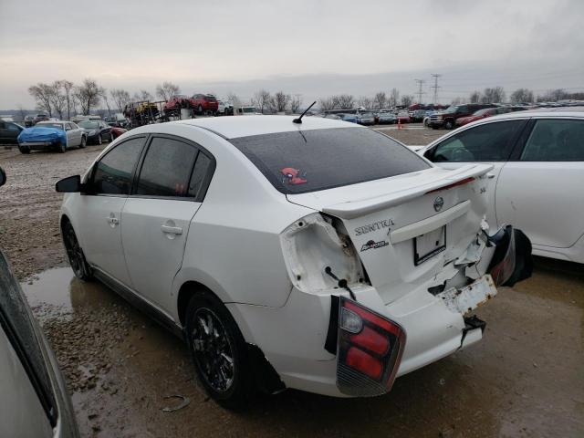 3N1AB6AP2CL777142 - 2012 NISSAN SENTRA 2.0 WHITE photo 2