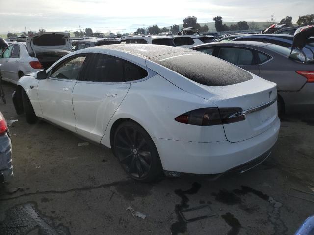 5YJSA1CP6CFP01586 - 2012 TESLA MODEL S WHITE photo 2