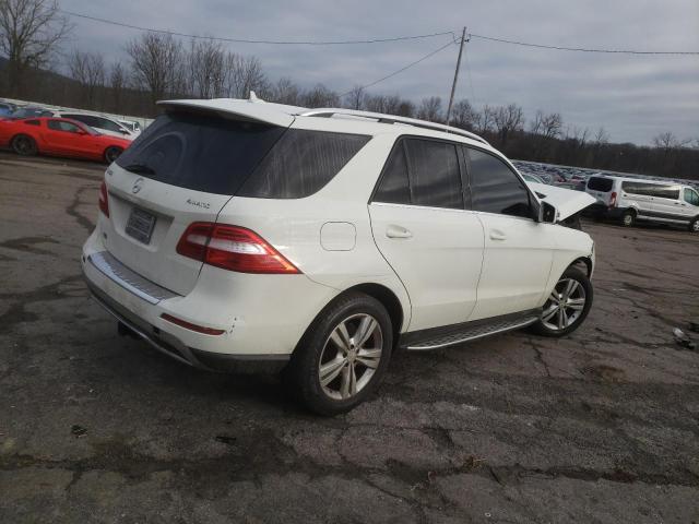 4JGDA5HB8DA168241 - 2013 MERCEDES-BENZ ML 350 4MATIC WHITE photo 3
