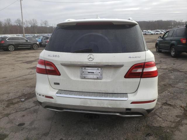 4JGDA5HB8DA168241 - 2013 MERCEDES-BENZ ML 350 4MATIC WHITE photo 6