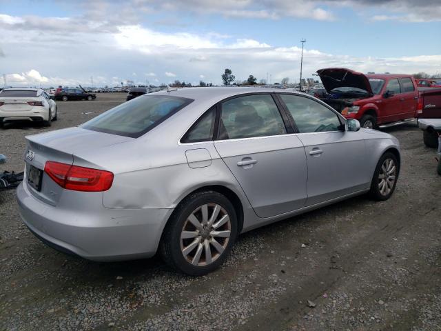 WAUAFAFLXDN033104 - 2013 AUDI A4 PREMIUM SILVER photo 3