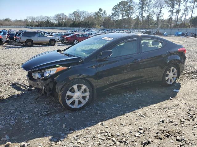 5NPDH4AE9CH148280 - 2012 HYUNDAI ELANTRA GLS BLACK photo 1