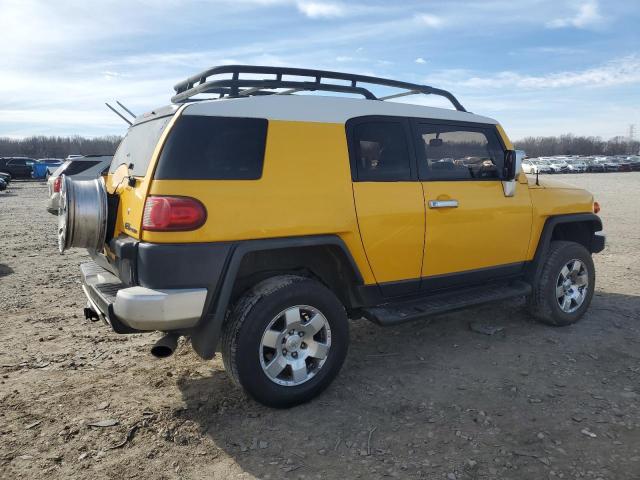 JTEBU11F870008889 - 2007 TOYOTA FJ CRUISER YELLOW photo 3