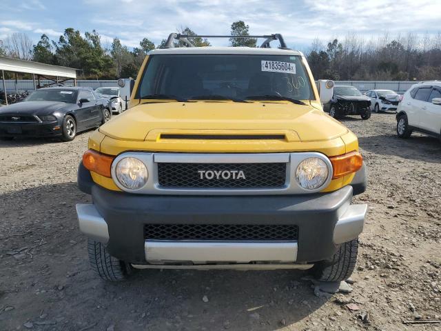 JTEBU11F870008889 - 2007 TOYOTA FJ CRUISER YELLOW photo 5