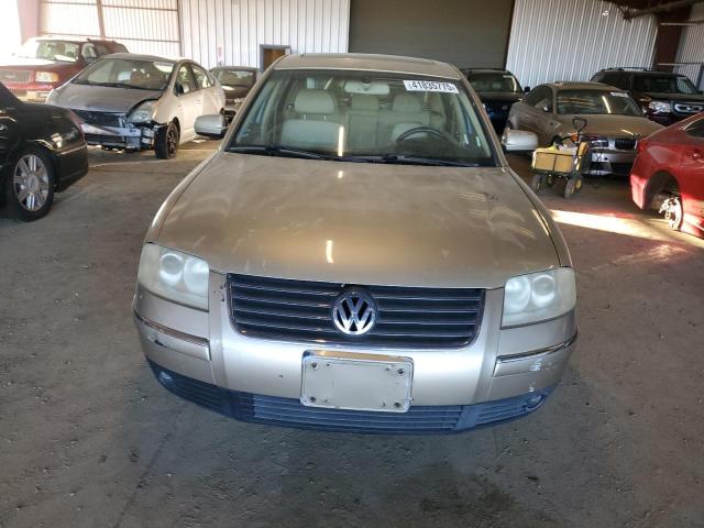WVWRH63B61P212703 - 2001 VOLKSWAGEN PASSAT GLX Bej foto 5