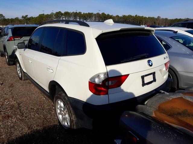 WBXPA73424WB24864 - 2004 BMW X3 2.5I WHITE photo 2