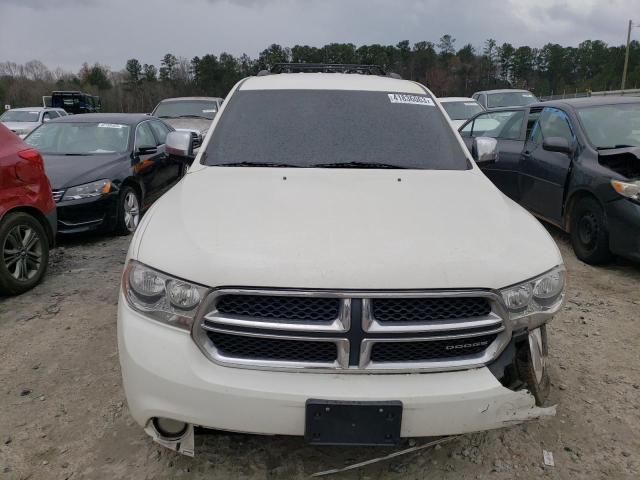 1D4RD4GG1BC638185 - 2011 DODGE DURANGO CREW WHITE photo 5