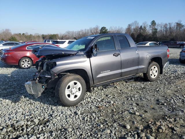 5TFRM5F11KX143011 - 2019 TOYOTA TUNDRA DOUBLE CAB SR/SR5 GRAY photo 1