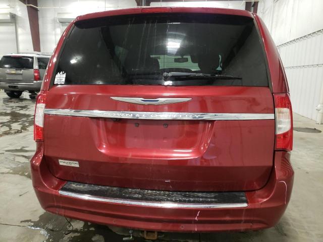 2C4RC1CG9DR569728 - 2013 CHRYSLER TOWN & COU TOURING L RED photo 6