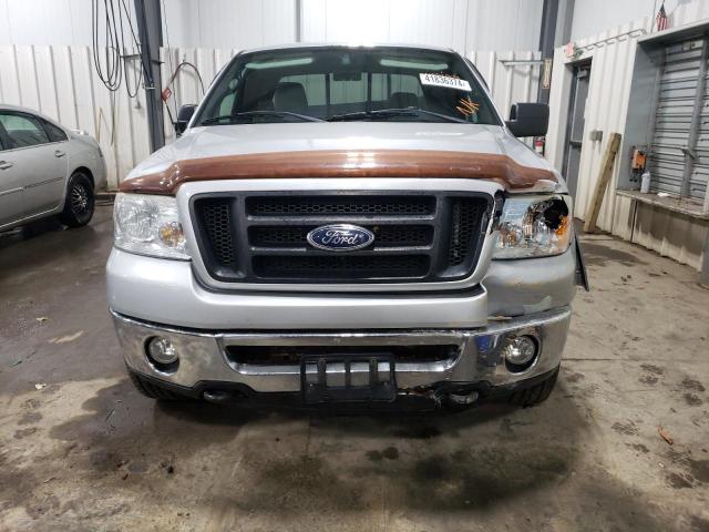 1FTPX14575NA33321 - 2005 FORD F150 SILVER photo 5