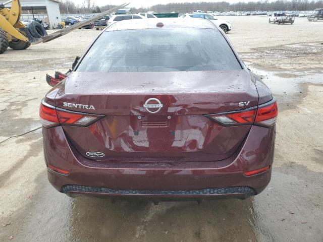 3N1AB8CVXRY224032 - 2024 NISSAN SENTRA SV BURGUNDY photo 6