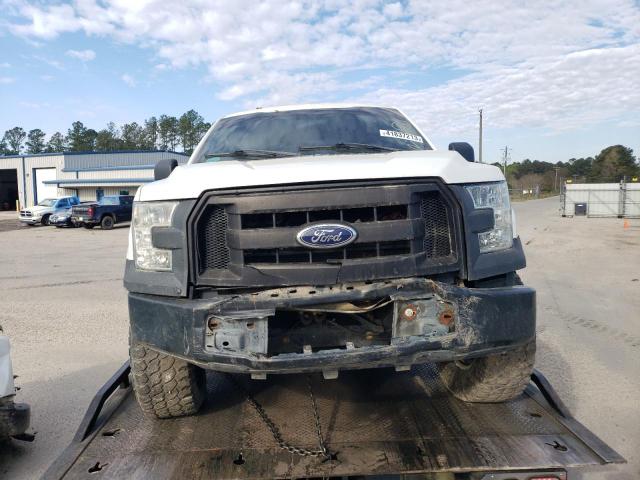 1FTEX1E87FFB57293 - 2015 FORD F150 SUPER CAB WHITE photo 5