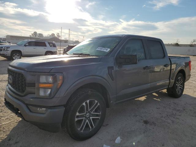 1FTEW1CP5PKD93723 - 2023 FORD F150 SUPERCREW GRAY photo 1