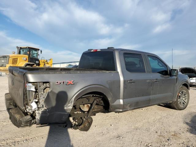 1FTEW1CP5PKD93723 - 2023 FORD F150 SUPERCREW GRAY photo 3